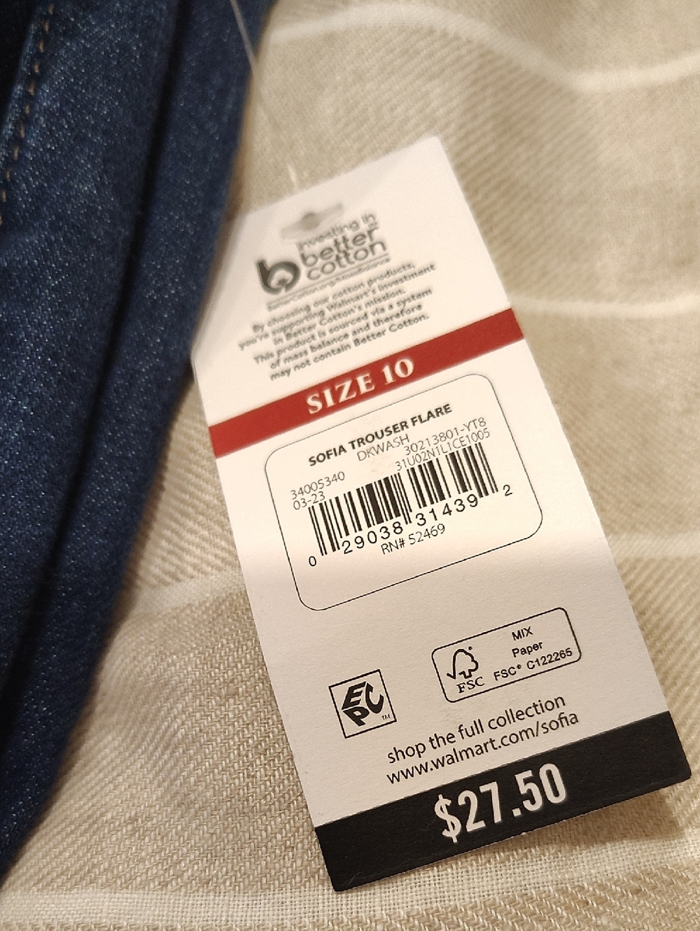 sofia By Sofia Vergara NWT Trouser Flare Jeans - Picture 3 of 5